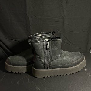 Ugg biker rebel short boots platforms